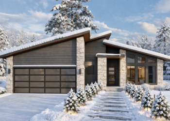 Contemporary House Plan – 1,521 Sq Ft, 3 Bedrooms, 2 Bathrooms