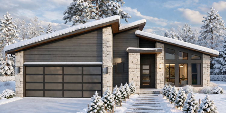 Contemporary House Plan – 1,521 Sq Ft, 3 Bedrooms, 2 Bathrooms