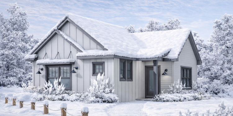 Compact Cottage House Plan – 738 Sq Ft, 1 Bedroom, 1 Bathroom