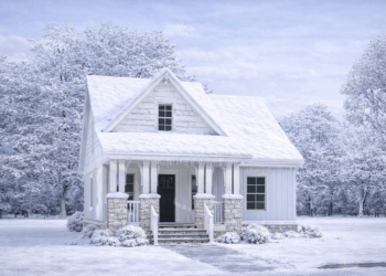 Modern Farmhouse House Plan – 1,250 Sq Ft, 3 Bedrooms, 2 Bathrooms