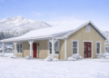 Country House Plan – 1,000 Sq Ft, 2 Bedrooms, 1 Bathroom