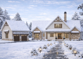 Modern Farmhouse Plan – 4,360 Sq Ft, 4 Bedrooms, 4.5 Bathrooms
