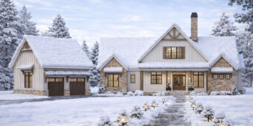 Modern Farmhouse Plan – 4,360 Sq Ft, 4 Bedrooms, 4.5 Bathrooms
