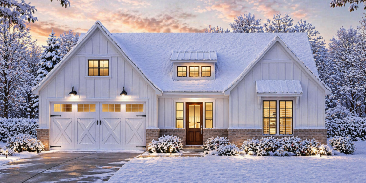 Modern Farmhouse Plan – 1,973 Sq Ft, 3 Bedrooms, 2 Bathrooms