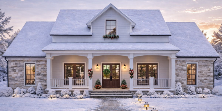 Modern Farmhouse Plan – 2,107 Sq Ft, 3–4 Bedrooms, 2.5 Bathrooms