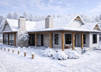 Country House Plan – 1,554 Sq Ft, 2 Bedrooms, 2 Bathrooms