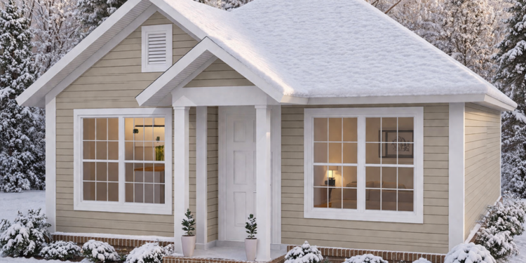 Compact Cottage House Plan – 788 Sq Ft, 2 Bedrooms, 1 Bathroom