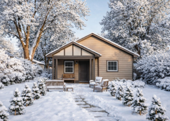 Cottage House Plan – 674 Sq Ft, 1 Bedroom, 1 Bathroom