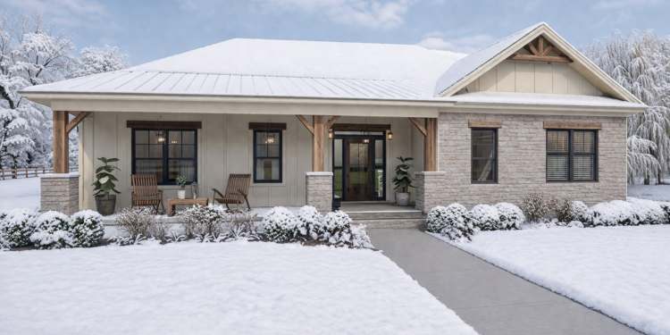 Craftsman House Plan – 1,670 Sq Ft, 3 Bedrooms, 2 Bathrooms