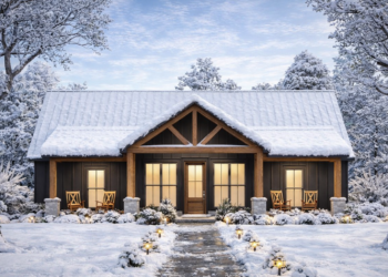 Modern Farmhouse Plan – 1,677 Sq Ft, 3 Bedrooms, 2 Bathrooms