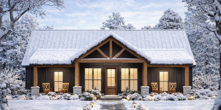 Modern Farmhouse Plan – 1,677 Sq Ft, 3 Bedrooms, 2 Bathrooms