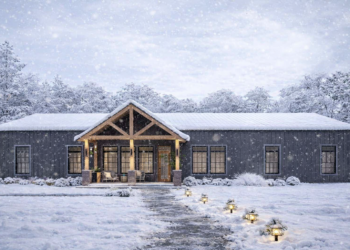 Barndominium Plan – 2,800 Sq Ft, 5 Bedrooms, 2.5 Bathrooms