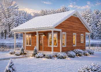 Cabin House Plan – 728 Sq Ft, 1 Bedroom, 1 Bathroom