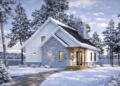 Modern Transitional House Plan – 1,932 Sq Ft, 3 Bedrooms, 2.5 Bathrooms