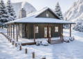 Cozy Cottage House Plan – 576 Sq Ft, 1 Bedroom, 1 Bathroom