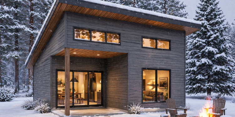 Tiny Cottage House Plan – 485 Sq Ft, 1 Bedroom, 1 Bathroom