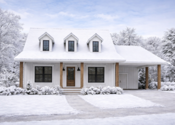 Cozy Cottage House Plan – 900 Sq Ft, 2 Bedrooms, 2 Bathrooms