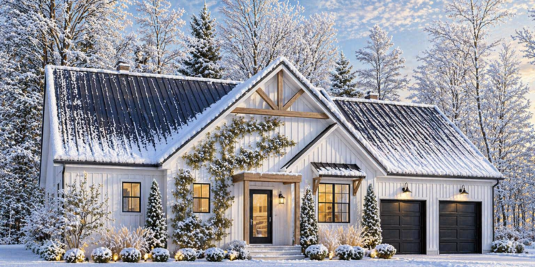 Modern Farmhouse Plan – 1,693 Sq Ft, 2 Bedrooms, 2 Bathrooms