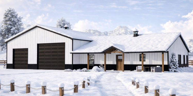 Barndominium House Plan – 1,783 Sq Ft, 2 Bedrooms, 2 Bathrooms