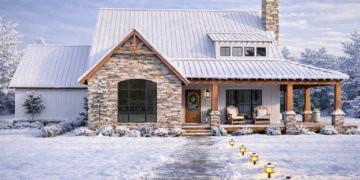 Farmhouse House Plan – 2,278 Sq Ft, 3 Bedrooms, 2.5 Bathrooms