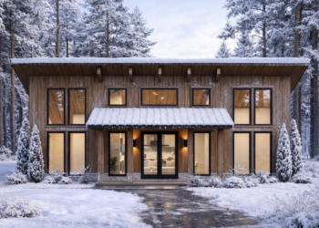 Contemporary House Plan – 1,100 Sq Ft, 3 Bedrooms, 2 Bathrooms