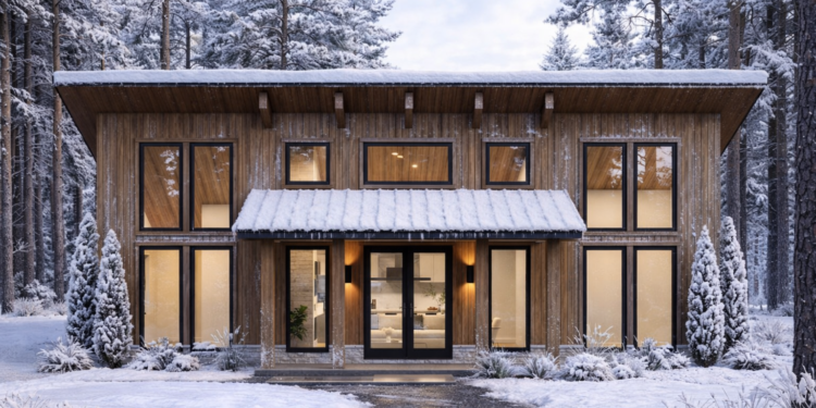 Contemporary House Plan – 1,100 Sq Ft, 3 Bedrooms, 2 Bathrooms