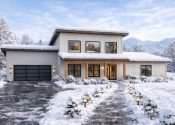 Modern House Plan – 2,250 Sq Ft, 5 Bedrooms, 2 Bathrooms