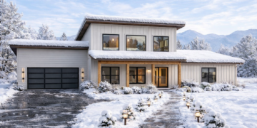 Modern House Plan – 2,250 Sq Ft, 5 Bedrooms, 2 Bathrooms