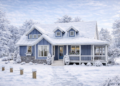 Country Farmhouse House Plan – 2,095 Sq Ft, 3 Bedrooms, 2.5 Bathrooms