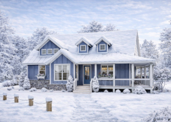 Country Farmhouse House Plan – 2,095 Sq Ft, 3 Bedrooms, 2.5 Bathrooms