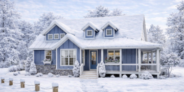 Country Farmhouse House Plan – 2,095 Sq Ft, 3 Bedrooms, 2.5 Bathrooms