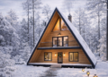 A-Frame House Plan – 2,002 Sq Ft, 3 Bedrooms, 2 Bathrooms