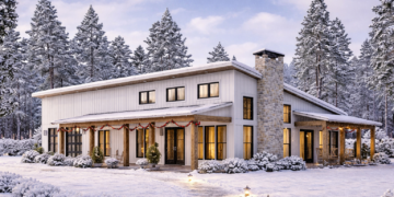 Barndominium House Plan – 2,000 Sq Ft, 3 Bedrooms, 2.5 Bathrooms