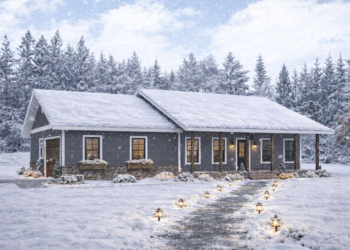 Country House Plan – 1,531 Sq Ft, 3 Bedrooms, 2 Bathrooms