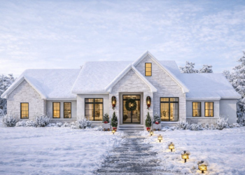 Modern House Plan – 2,295 Sq Ft, 3 Bedrooms, 2.5 Bathrooms