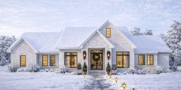 Modern House Plan – 2,295 Sq Ft, 3 Bedrooms, 2.5 Bathrooms