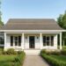 Country House Plan – 1,260 Sq Ft, 3 Bedrooms, 2 Bathrooms