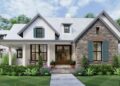 New American Farmhouse Plan – 1,988 Sq Ft, 3–4 Bedrooms, 2.5–3.5 Bathrooms