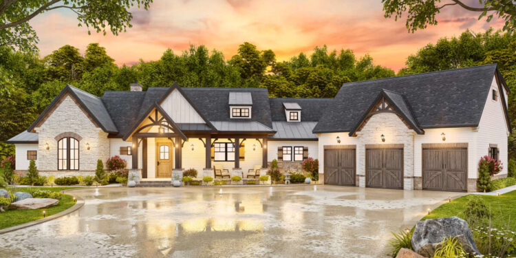 Craftsman House Plan – 2,531 Sq Ft, 3 Bedrooms, 3.5 Bathrooms