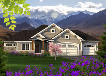 Craftsman House Plan – 1,709 Sq Ft, 2 Bedrooms, 2 Bathrooms