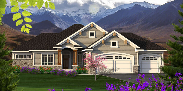 Craftsman House Plan – 1,709 Sq Ft, 2 Bedrooms, 2 Bathrooms