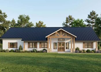 Modern Barndominium Plan – 2,910 Sq Ft, 3 Bedrooms, 3 Bathrooms