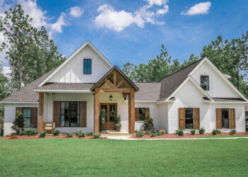 French Country Plan – 2,373 Sq Ft, 4–5 Bedrooms, 2.5 Bathrooms