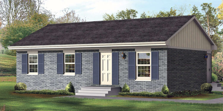 Compact Ranch Comfort – 1000 Sq Ft, 3 Bedrooms, 1 Bathroom
