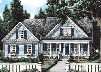 Country House Plan – 2,024 Sq Ft, 3 Bedrooms, 2.5 Bathrooms