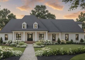 French Country House Plan – 2,884 Sq Ft, 4 Bedrooms, 3.5 Bathrooms
