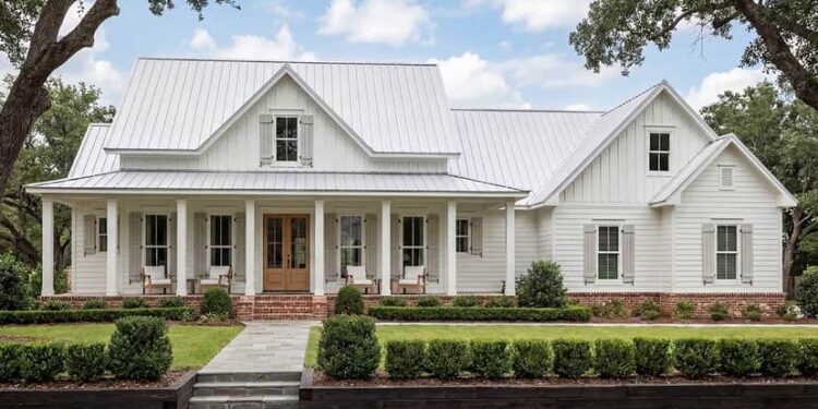Modern Farmhouse Plan – 2,282 Sq Ft, 3–4 Bedrooms, 2.5–3.5 Bathrooms