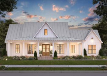 Farmhouse Plan – 2,085 Sq Ft, 3 Bedrooms, 2.5 Bathrooms