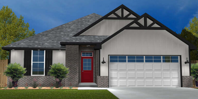 Traditional House Plan – 1,771 Sq Ft, 4 Bedrooms, 2 Bathrooms