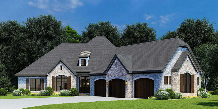 Traditional House Plan – 1,901 Sq Ft, 4 Bedrooms, 2.5 Bathrooms